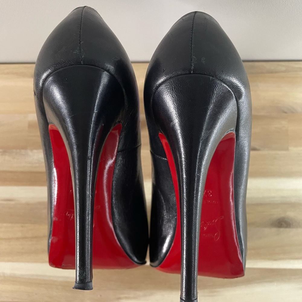 ROLANDO 120s - Christian Louboutin Black Heels - Picture 4 of 6